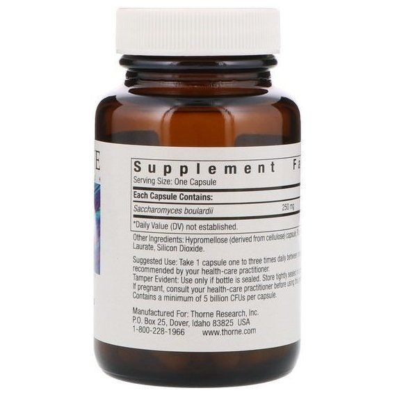 Сахароміцети Буларді Thorne Research Sacro-B 60 Veg Caps | Зображення 1