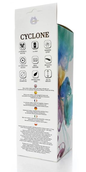 Вібратор BOSS Cyberskin - CYCLONE, ( 12 режимів вібрації, довжина 19,5 см, діаметр 3,7 см ) BS4400010 sexstyle | Зображення 4