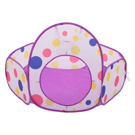 Намет дитячий 3 в 1 70×70×90 см ігровий намет з тунелем і басейном Фіолетовий HP-S-4NDV | Зображення 9