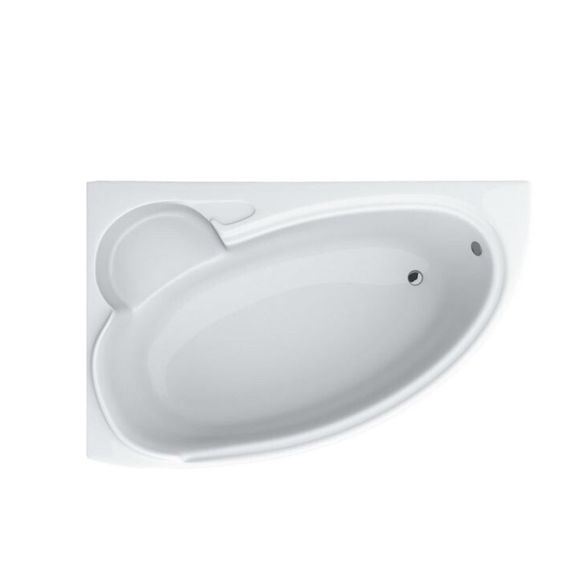 Ванна акрилова асиметрична ADELE 170х110 L + ноги + екран під ванну ( А0045132 ) | Зображення 1