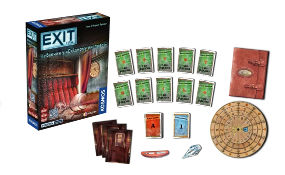 Настільна гра EXIT: Небіжчик у «Східному експресі» (Dead Man on the Orient Express) | Зображення 1
