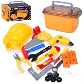 Игровой набор инструментов "Repair Tools" H-566 каска, ящик, молоток