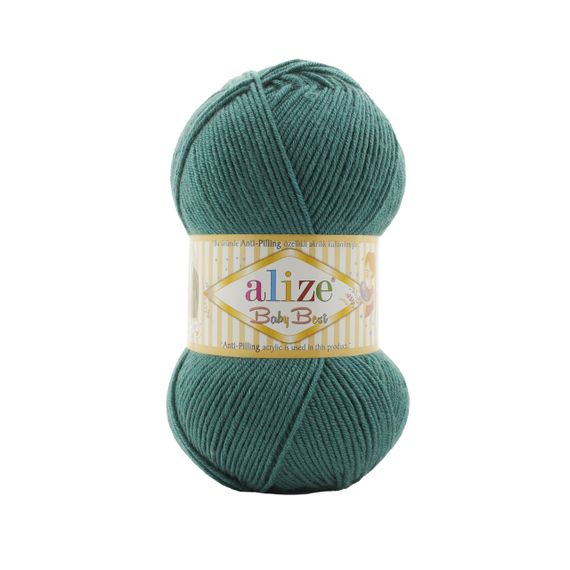 Пряжа Alize Baby Best No 847 (Алізе Бебі Бест) – 10% Бамбук, 90% Антипілінг Акрил, 100г/240м