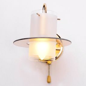 Бра настенное накладное с выключателем классическое LK-382W/1 E14 G