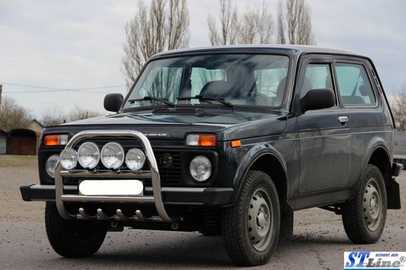 Кенгурятник QT007 (нерж.) для Lada Niva та Urban | Зображення 5