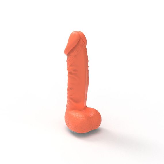 Крафтовое мыло-член с присоской Pure Bliss MINI Coral, натуральное sexstyle | Зображення 3