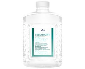Ополіскувач для порожнини рота Dr. Wild TEBODONT з маслом чайного дерева, без фторида, підходить для диспенсорів 1500 мл