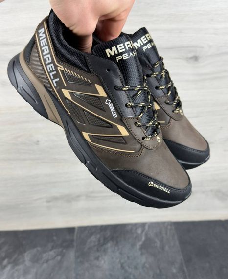 Шкіряні кросівки Merrell весна/осінь колір коричневий | Зображення 1