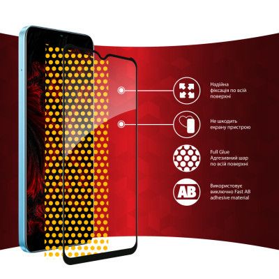 Стекло защитное Intaleo Full Glue Realme C30S (1283126551918) | Зображення 5