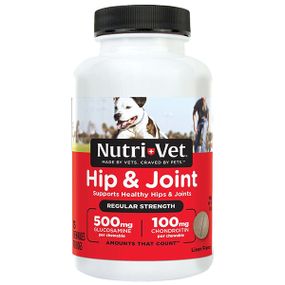 Витамины для укрепления связок и суставов у собак Nutri-Vet Hip&Joint level 1 75 табл