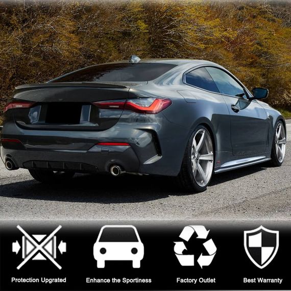 Спойлер M4-Style V1 (для G22/G82, Карбон) для BMW 4 серия G22/23/26 2020- гг | Зображення 2