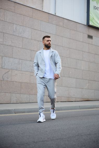 Костюм чоловічий класика жакет штани casual тренд