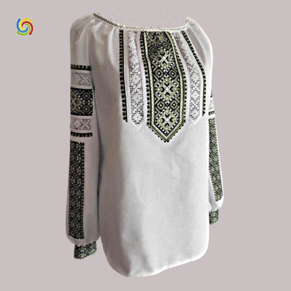 Рубашка Украинская вышиванка  44429166 цвет белый размер XXXL