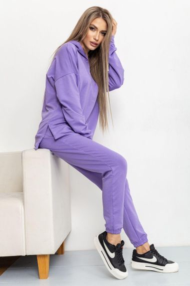 Спорт костюм женский двухнитка  цвет сиреневый 129R1515 | Зображення 1
