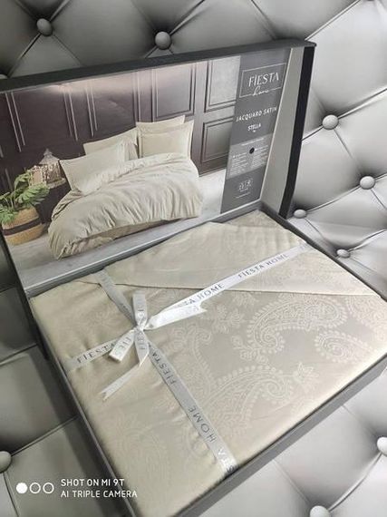 Постільна білизна Fiesta Stella tas Жаккард Бавовна Євро розмір (4 наволочки)