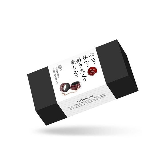 Шкіряні поножі Liebe Seele Wine Red Ankle Cuffs, знімний ланцюжок-кріплення | Зображення 9