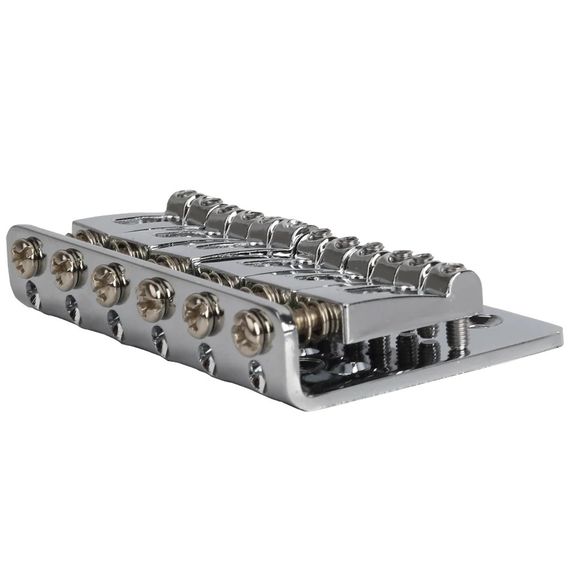 Гитарный Бридж фиксированный струнодержатель hard tail hardtail  ХРОМ для гитары электрогитары | Зображення 6