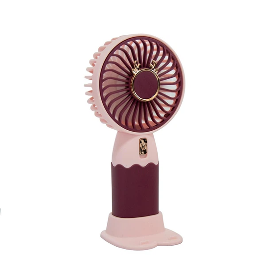 Портативный вентилятор ZB088A Mini Fan / Ручной вентилятор с аккумулятором / Настольный портативный вентилятор | Зображення 2