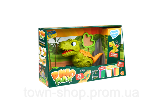 Набор для лепки с тестом "Dino Max" Lovin 41173 | Зображення 1