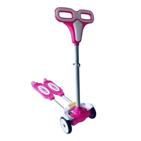 Самокат детский 4 колеса Scooter Trider Розовый