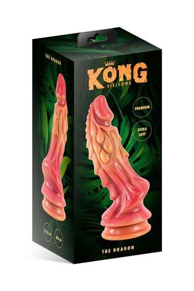 Фэнтезийный фаллоимитатор Kong Silicone The Dragon sexstyle | Зображення 2