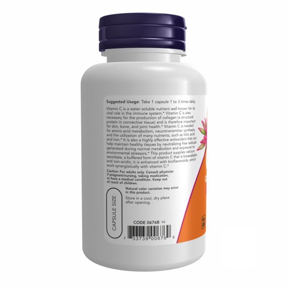 C-500 Ascorbate - 100 vcaps | Зображення 2