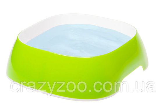 Миска для собак Ferplast Glam Large пластикова салатова 23.5x22.5x7 см 1.2 л 71218023 | Зображення 1