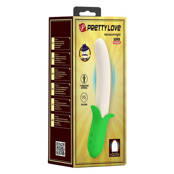 Вібратор PRETTY LOVE - Banana Knight, 7 vibration functions Sex Aura | Зображення 1