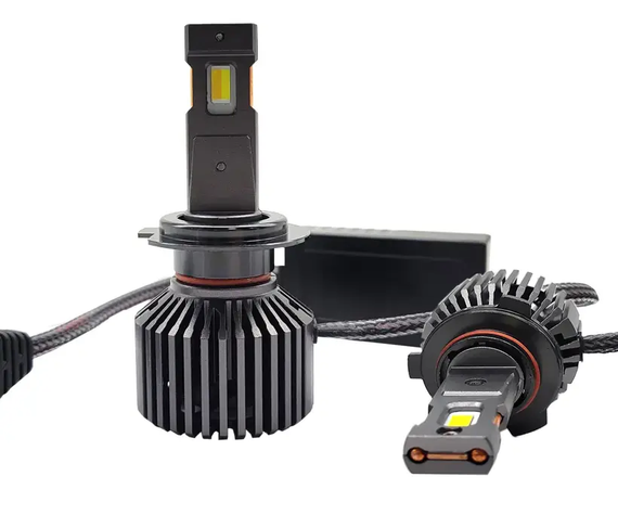 Світлодіодна LED лампа H11 X10С 3-х кольорові 12000 Лм, 120 Вт, Canbus обманка, 2шт | Зображення 1