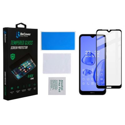 Стекло защитное BeCover Nokia C30 Black (706903) | Зображення 1