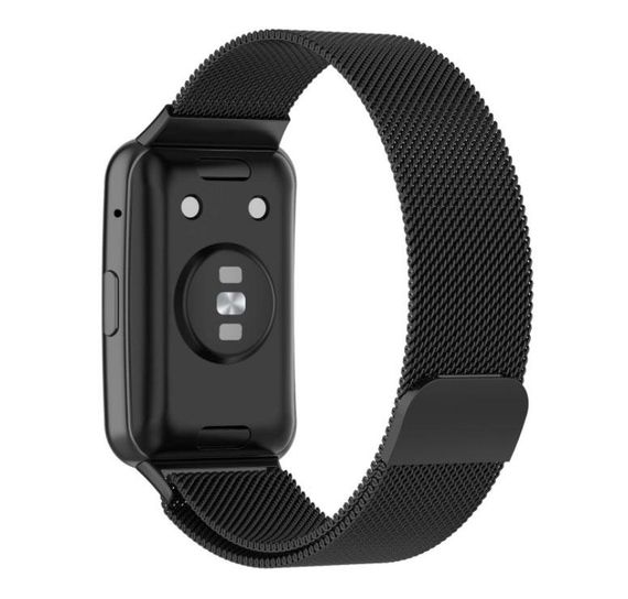Міланський магнітний ремінець Primolux для смарт-годинника Huawei Watch Fit (TIA-B09) - Black | Зображення 1