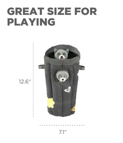 Іграшка інтерактивна для собак Outward Hound Hide A Raccoon, 32 см | Зображення 5