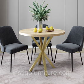 Каркас для столу з металу 550×550mm, H=730mm Золото