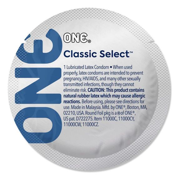 Набор презервативов ONE Classic Select Artist Collection, 100 шт, со смазкой, упаковка-тубус Sex Aura | Зображення 1