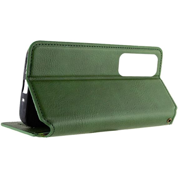 Шкіряний чохол-книжка GETMAN Cubic (PU) для Samsung Galaxy M35 5G Зелений | Зображення 6
