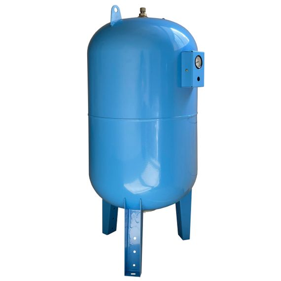 Гідроакумулятор VOLKS Pumpe 150 л з манометром (14698) | Зображення 1