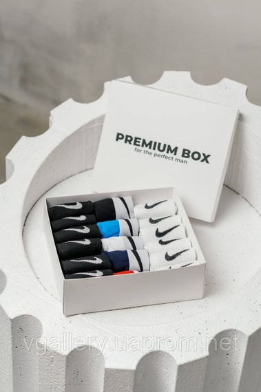 Подарунковий набір чоловічої білизни Nike 5 шт + 12 пар шкарпеток Nike, труси найк 5 шт + 12 пар шкарпеток найк XL | Зображення 3
