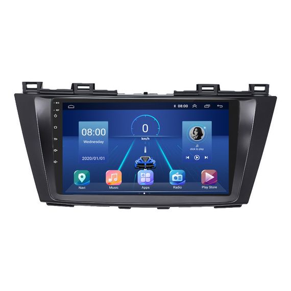 Штатная магнитола 9" Lesko для Mazda 5 II (CW) 2010-2015 6/128Gb 4G Wi-Fi GPS Top Мазда