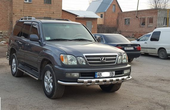 Передній захист ST015 (нерж.) для Lexus LX470 | Зображення 4