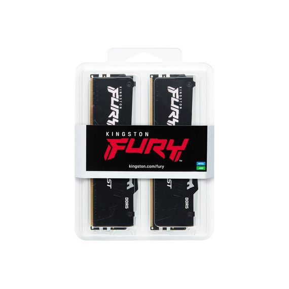 Модуль пам'яті для комп'ютера DDR5 32GB 5200 MHz Beast RGB Kingston Fury (ex.HyperX) (KF552C40BBA-32) | Зображення 5