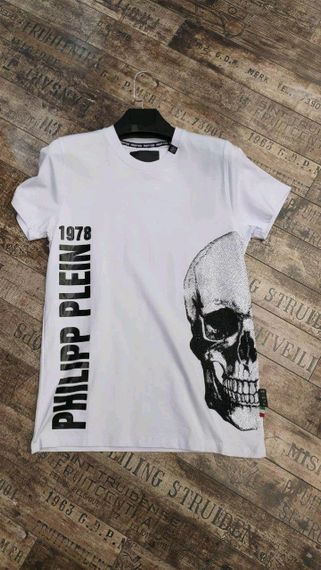 Футболка мужская с принтом повседневная M Белая