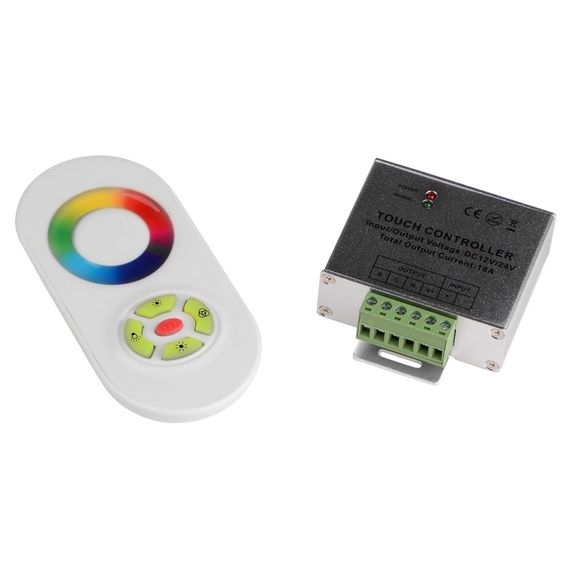 Контроллер для led ленты DR-7 CON RGB radio WH