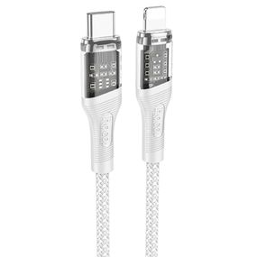 Дата кабель Hoco U111 Discovery Edition Type-C to Lightning 27W (1.2m) Grey