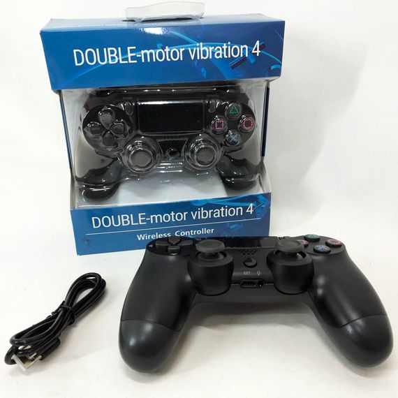 Джойстик DOUBLESHOCK для PS 4, игровой беспроводной геймпад PS4/PC аккумуляторный джойстик. JD-684 Цвет: черный | Зображення 5