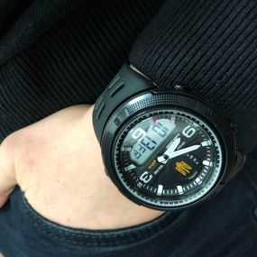 Стильні армійські годинники SKMEI 5561/1655BKWT, Польові годинники для армії Водонепроникні QS-79