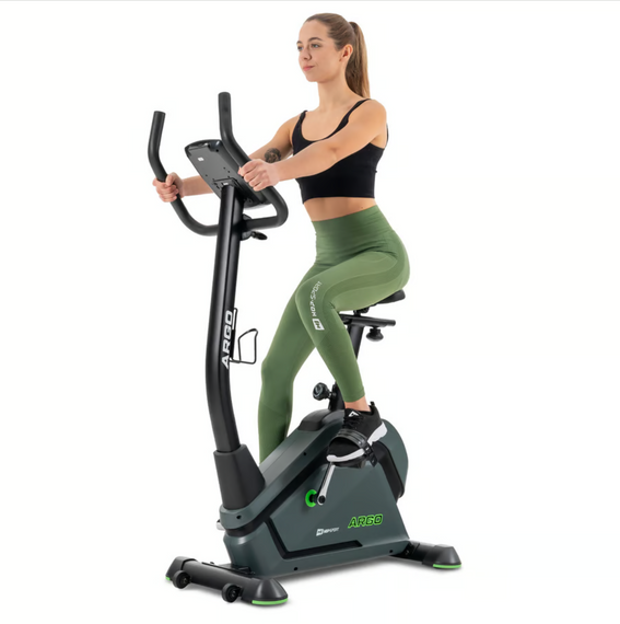 Велотренажер Hop-Sport HS-120H Argo черно-зеленый | Зображення 7
