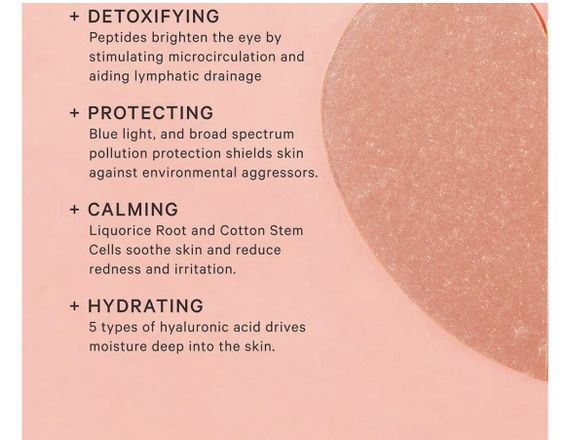 Патчі для очей MZ SKIN ANTI-POLLUTION ILLUMINATING EYE MASK DETOXIFYING & BRIGHTENING HYDROGEL EYE MASK, 1 шт | Зображення 2
