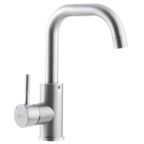 Смеситель для умывальника с нерж. стали SUS304 Zerix SUS-001G (ZX3120)