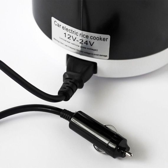Автомобільна мультиварка 1 л, від прикурювача 12В/24В / Мультиварка в машину для далекобійника | Зображення 8