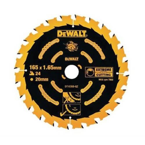 Диск пильный EXTREME 165*20мм DeWALT DT10300